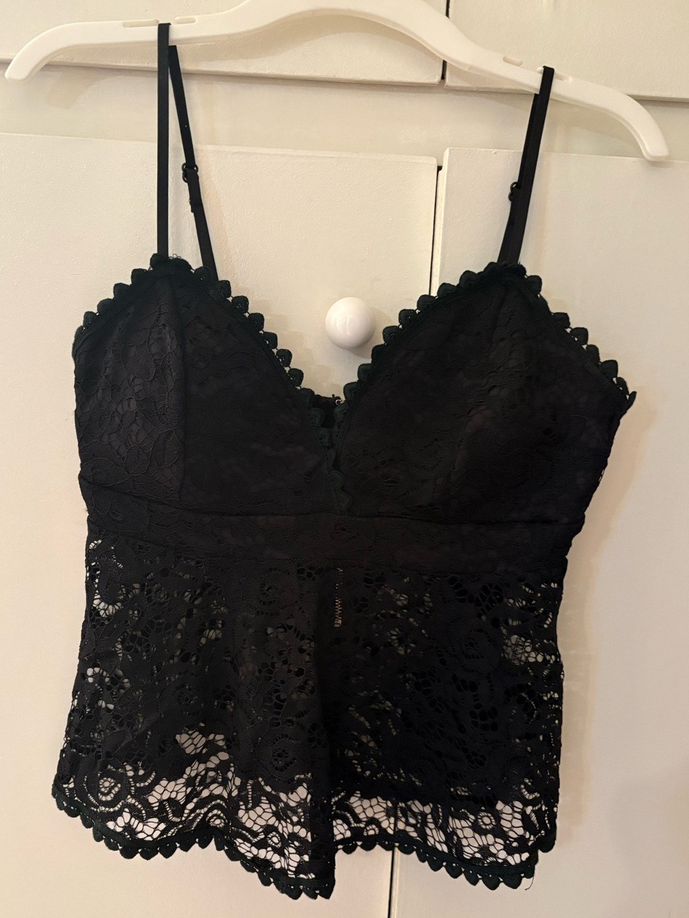 Papermoon Black Lace Tank Top